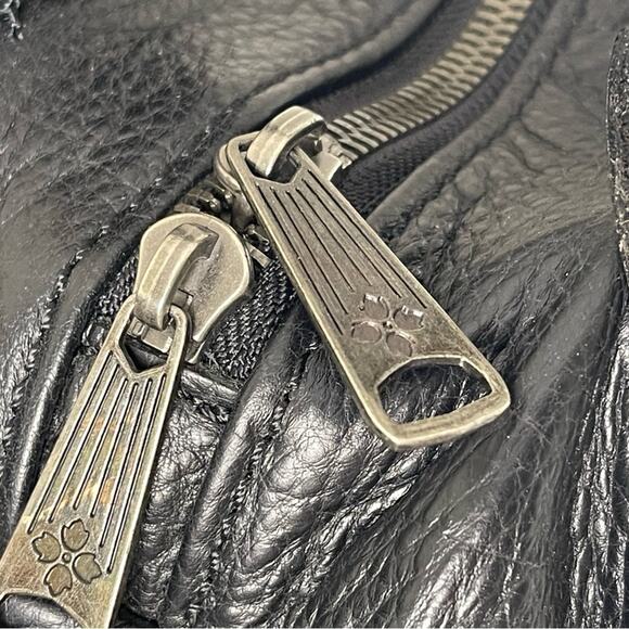 Patricia Nash Black/Silver Ombre Reims Leather Satchel/Shoulder/Crossbody, OS - Picture 9 of 12